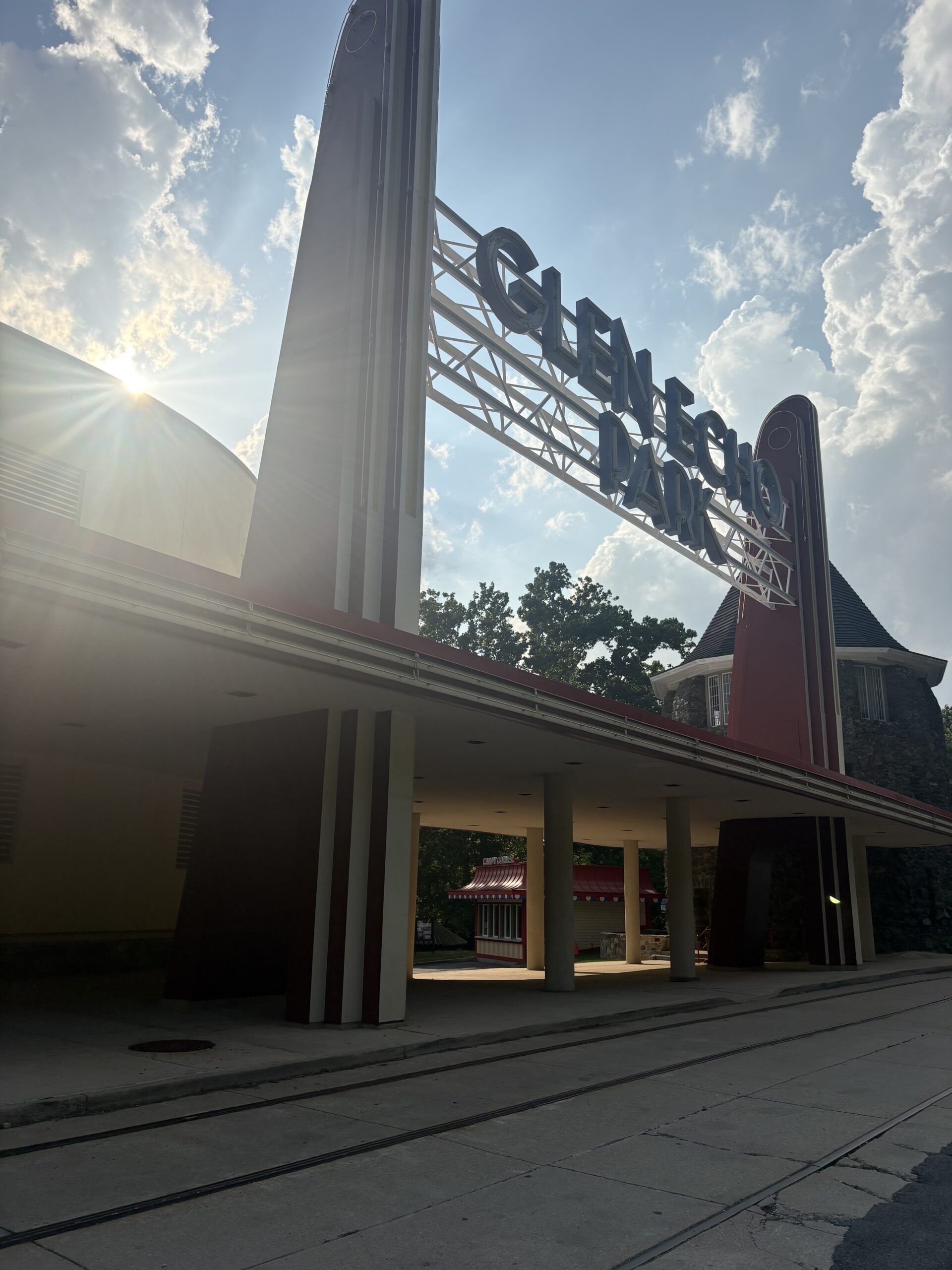 Glen Echo Park entrance sign, Glen Echo Maryland